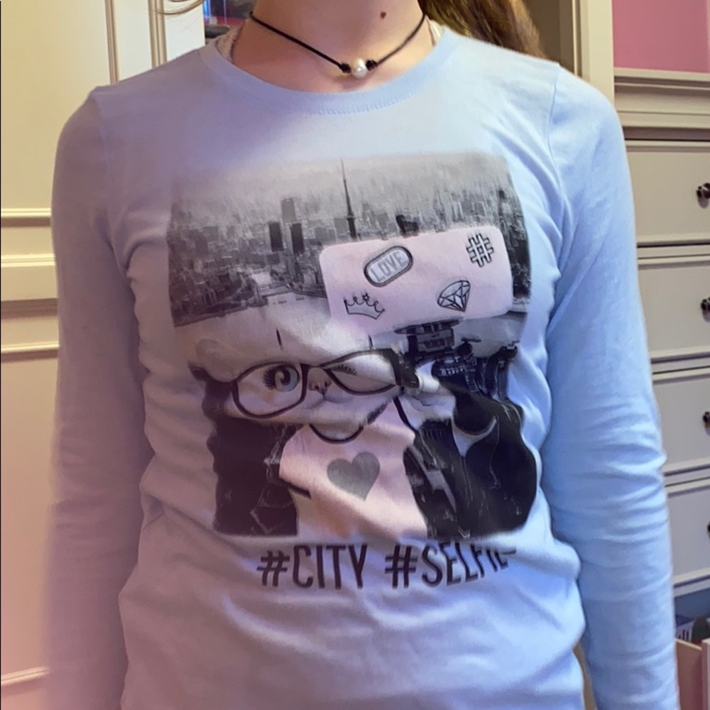 nerdy cat tee
